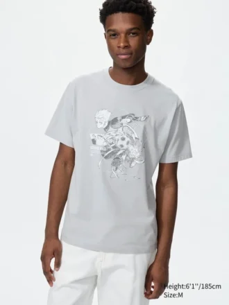 Blå Lock UT-T-shirt för herr