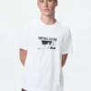 Blå Lock UT-T-shirt för herr Blå Lock UT-T-shirt för herr