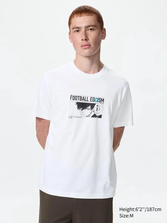 Blå Lock UT-T-shirt för herr Blå Lock UT-T-shirt för herr