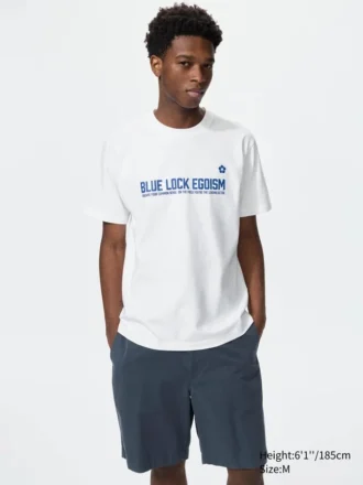 Blå Lock UT-T-shirt för herr