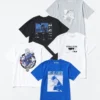 Blå Lock UT-T-shirt för herr Blå Lock UT-T-shirt för herr