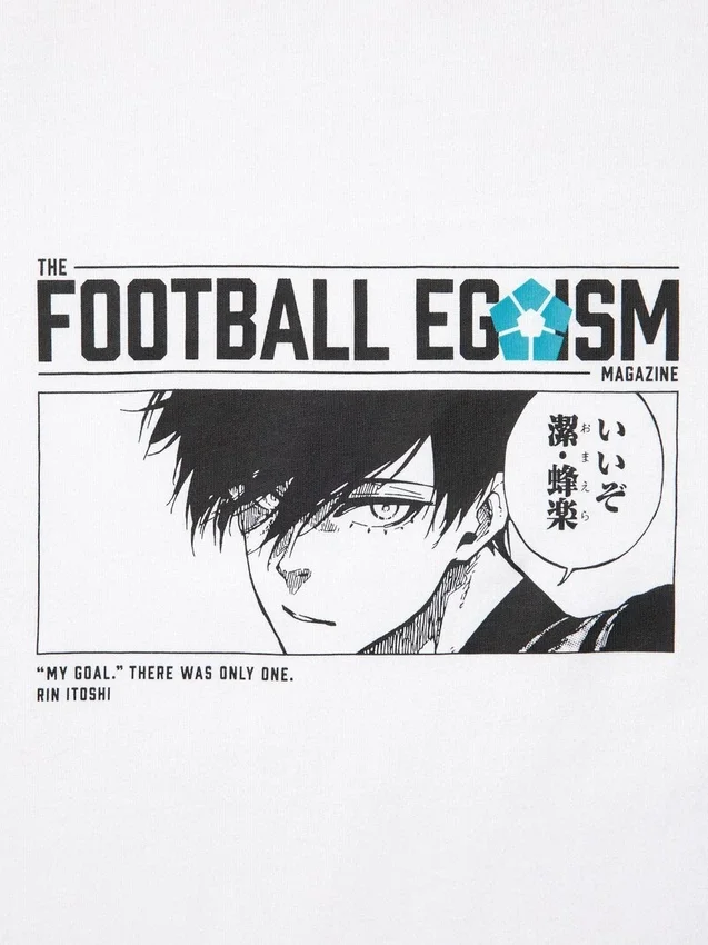 Blå Lock UT-T-shirt för herr Blå Lock UT-T-shirt för herr