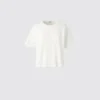 Boxig stickad T-shirt för dam Boxig stickad T-shirt för dam