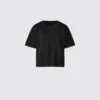 Boxig stickad T-shirt för dam Boxig stickad T-shirt för dam
