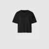 Boxig stickad T-shirt för dam Boxig stickad T-shirt för dam