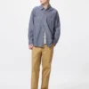 Chambray-overshirt för herr Chambray-overshirt för herr