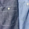 Chambray-overshirt för herr Chambray-overshirt för herr