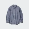 Chambray-overshirt för herr Chambray-overshirt för herr