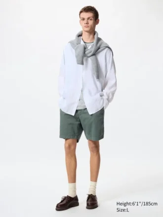 Chinoshorts för herr | 7″