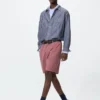 Chinoshorts för herr | 8,5″