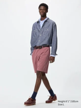 Chinoshorts för herr | 8,5″