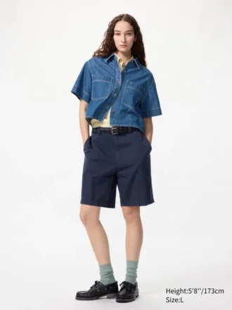 Chinoshorts för herr | 8,5″