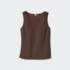 Crepe Jersey-bh-top med båthalsringning för dam Crepe Jersey-bh-top med båthalsringning för dam