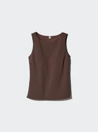 Crepe Jersey-bh-top med båthalsringning för dam Crepe Jersey-bh-top med båthalsringning för dam