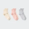 Crew Frill-strumpor för dam | 3 par Crew Frill-strumpor för dam | 3 par