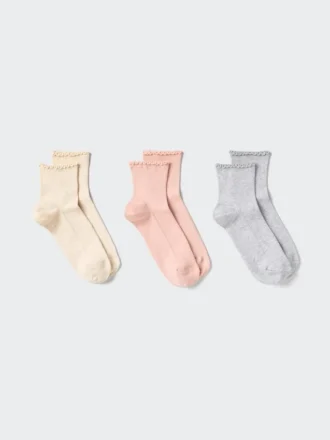 Crew Frill-strumpor för dam | 3 par