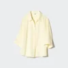 Damblus i rayon med skipperkrage | 3/4-ärmar Damblus i rayon med skipperkrage | 3/4-ärmar