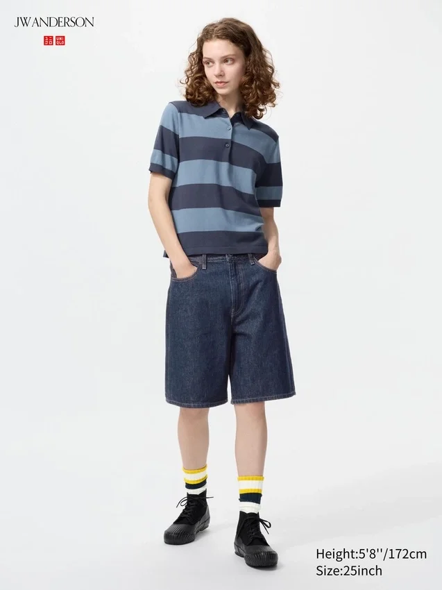 Dambyxor i denim Dambyxor i denim