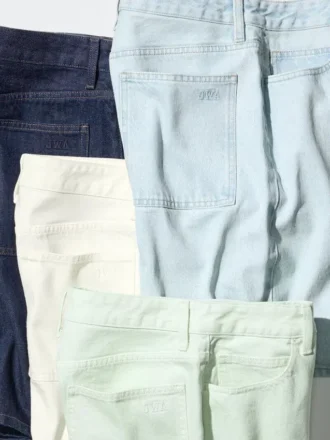 Dambyxor i denim