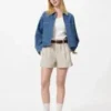 Damshorts i linne och bomull Damshorts i linne och bomull