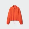 Damsweatshirt med halv dragkedja Damsweatshirt med halv dragkedja