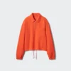 Damsweatshirt med halv dragkedja Damsweatshirt med halv dragkedja