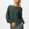 Damtröja i 3D Knit-teknik med volymärmar Damtröja i 3D Knit-teknik med volymärmar