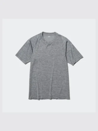 DRY-EX-T-shirt med rund hals och korta ärmar för herr (tryckt)