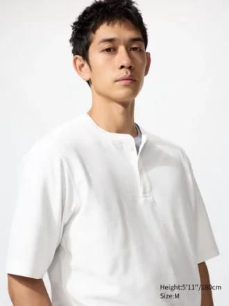 Dry Waffle Henley T-shirt för herr
