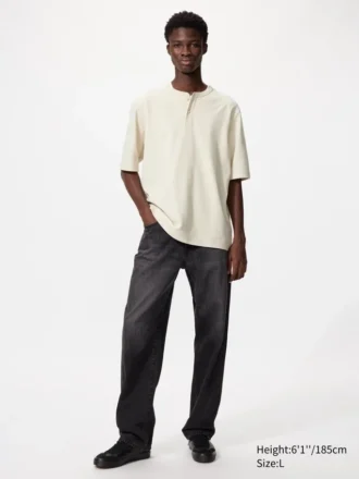 Dry Waffle Henley T-shirt för herr