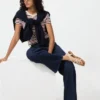 Ezy Wide Straight Jeans för dam Ezy Wide Straight Jeans för dam