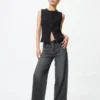 Ezy Wide Straight Jeans för dam Ezy Wide Straight Jeans för dam
