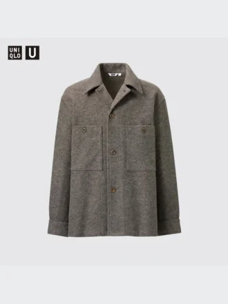 Fleece-jerseyovershirt för herr