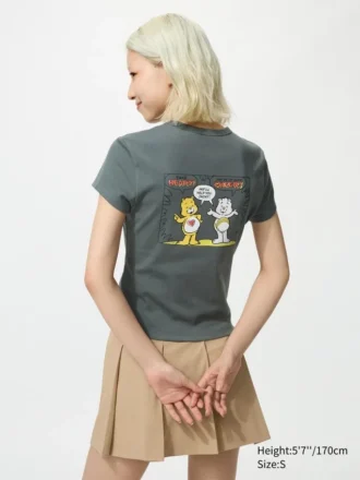 Grafiska T-shirtar för damer med glada karaktärer