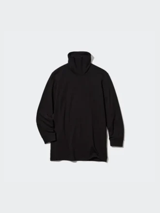 Heattech Cotton Polotröja långärmad T-shirt för män (Extra Warm) (2022 års utgåva)