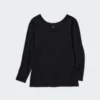 Heattech-T-shirt i bomull för damer | Extra varm | Rund hals Heattech-T-shirt i bomull för damer | Extra varm | Rund hals