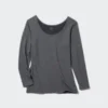 Heattech-T-shirt i bomull för damer | Extra varm | Rund hals Heattech-T-shirt i bomull för damer | Extra varm | Rund hals