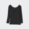 HEATTECH-T-shirtar för dam | Rund hals