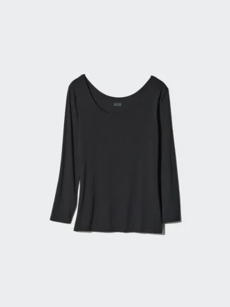 HEATTECH-T-shirtar för dam | Rund hals