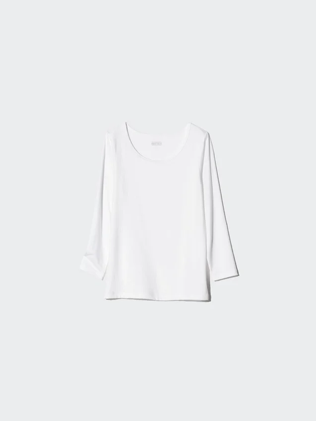 HEATTECH-T-shirtar med rund hals för barn HEATTECH-T-shirtar med rund hals för barn