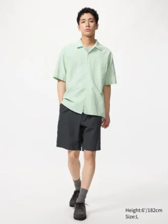 Herrshorts i linneblandning | 9,5″