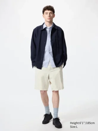 Herrshorts i linneblandning | 9,5″