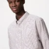 Herrskjorta i bredvävd bomull | Button down | Rutig Herrskjorta i bredvävd bomull | Button down | Rutig