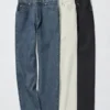 Höga jeans för damer med hög midjehöjd Höga jeans för damer med hög midjehöjd