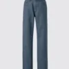 Höga jeans för damer med hög midjehöjd Höga jeans för damer med hög midjehöjd