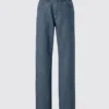 Höga jeans för damer med hög midjehöjd Höga jeans för damer med hög midjehöjd