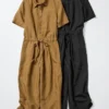 Jumpsuit i linneblandning för dam Jumpsuit i linneblandning för dam