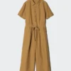 Jumpsuit i linneblandning för dam Jumpsuit i linneblandning för dam