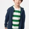 Kids AIRism UV-skyddande hoodie med hel dragkedja Kids AIRism UV-skyddande hoodie med hel dragkedja