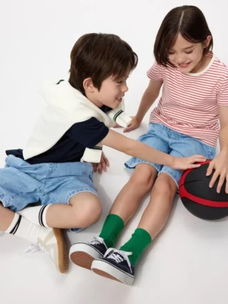Kids Easy Shorts | Denim